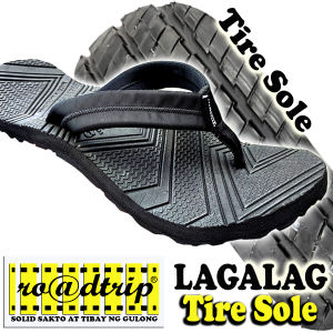 Roadtrip Big Foot PLUS SIZE 12-16 flip-flops for men - Marikina made Tire sole slippers for men. Marikina sandals Flip-flops slippers for men.
