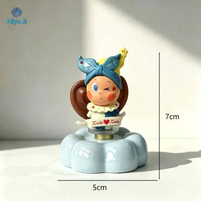 Gốm dễ thương Spinning figurine với nhân vật hoạt hình trang trí bàn hoàn hảo và Món quà sáng tạo cho bất cứ dịp nào