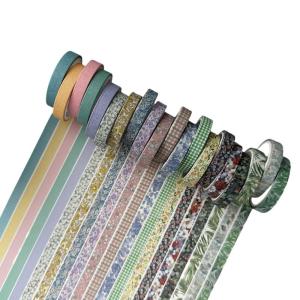 20 cuộn mỏng washis băng băng dính trang trí Retro crafting băng băng dán đồ dùng thủ công cho scrapbooking