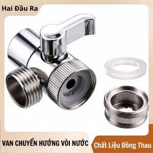 Đầu Nối Chia Nước Vòi Rửa Mặt Đồng Mạ Crom Van Chuyển Đổi Vòi Sen Tắm Máy Giặt 3 Ngã Ren Ngoài G1/2 Có Đầu Lọc Tạo Bọt Chống Bắn Xoay Linh Hoạt Dễ Lắp Đặt Bồn Rửa Chén Cao Cấp Bền Đẹp Chống Rò Rỉ Đa Năng Hiện Đại