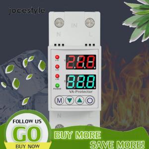 【New Arrival】 Electrical Surge and Voltage Drop Protector 40A 63A Relay Overcurrent Limit Device for Safe Power Supply