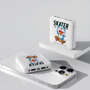 TUGE Custom Powerbank 20000mAh Kustom Power Bank Mini untuk android iphone Dual USB Output Gaya kartun Lucu UV Ori