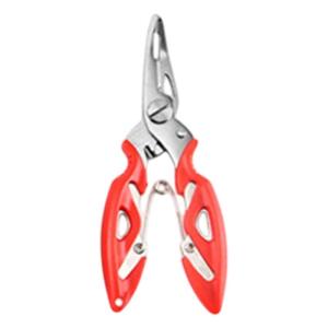 Curved Mouth Pliers Fishing Pliers Braided Fishing Line Hook Remover Split Rings Pliers Multitool Safety Lock