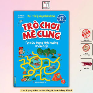 Sách - Trò chơi mê cung - Tự cứu trong tình huống khẩn cấp (sách bản quyền) (2-8 tuổi)