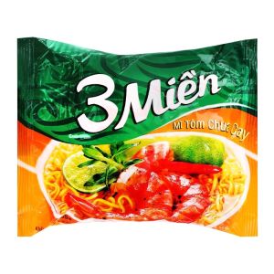 Combo 5 Gói Mì 3 miền chua cay gói 65g