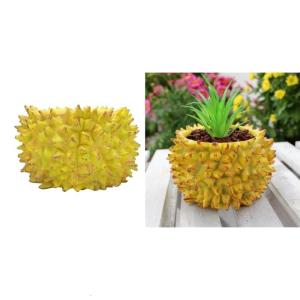 Durian-Shaped Pots Resins Flower Pots Resins Container Decorations Hold Perfect Gift for Like
