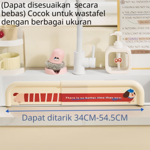 Keranjang Penyimpanan Anjing Sosis Yang Dapat Ditarik Untuk Wastafel Dapur Keranjang Pembuangan Air Sumbat Wastafel Rumah Tangga