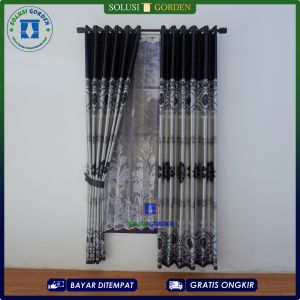 Gorden Murah Tapi Mewah Tebal Import Motif Batik Mewah Bahan Kain Blackout Tebal Tidak Terawang
