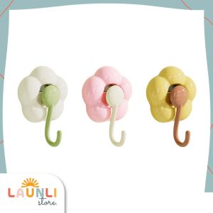 Hook Kop Gantungan Tempel Dinding Pintu Lemari Kamar Mandi Handuk Baju Wall Perekat Kuat Serbaguna