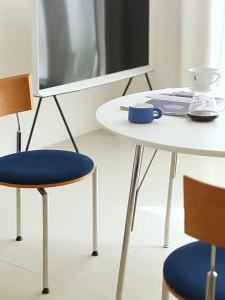 Dining Stool Chair Chairs For Dining Chair Kitchen Chair Bar Stool High Chair Nordic Solid Wood Designer Wabi-Sabi Style