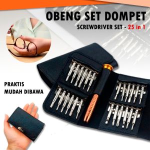 ELINK Obeng Set Dompet 25 In 1 – Obeng Set Reparasi HP Gadget Multifungsi Obeng Dompet Set Lengkap Obeng Set Minimalis Praktis Screwdriver Set