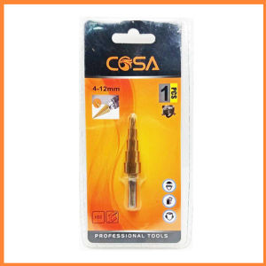 ดอกสว่านเจดีย์ (3ตัวชุด) ดอกเจดีย์ ขั้นบันได เจาะรู ขยายรู คว้านรู StepDrill COSA ดอกสว่านเจดีย์พกพาสะดวก