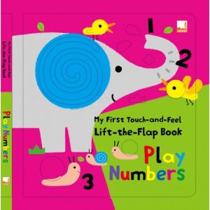 幼儿 立体触摸书 感官认知书MY FIRST TOUCH AND FEEL LIFT THE FLAP BOOK (PLAY LETTERS ANIMALS NUMBERS FARM)学英文 学前 启蒙 幼稚园 彩虹PELANGI