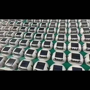 Solar Ground Light Outdoor Waterproof Courtyard Garden Footlight Pathway Staircase Round Step Trendy Walkway Light #