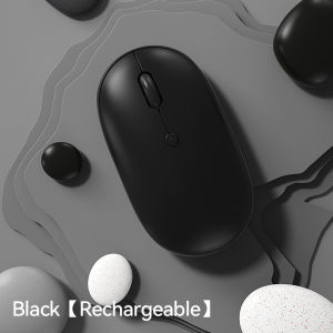 BOW MB163L Portable BT Wireless Rechargeable Optical Silent Mouse Colourful Cute Ergonomic Office Compatible Mute Mice for Tablet Laptop
