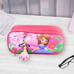 8807 - Pencil Case Sofia Design / Kotak Pensel Princess Cartoon Tadika & Sekolah Rendah Stationery
