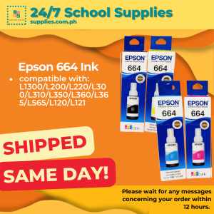 Epson 664 Ink (CIS) – Cyan Magenta Yellow and Black original epson ink for epson printer