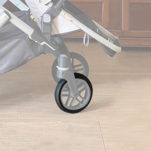Uppababy Vista Wheel Tire For V1/ V2 Front Or Back One PU Tubeless Buggy Wheel Tyre Cover Custom Baby Stroller Accessories