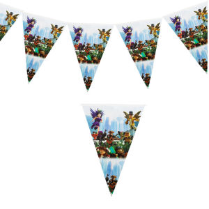 ใหม่ธีมโลกเสมือนจริงตกแต่งวันเกิดของตกแต่งงานปาร์ตี้แบนเนอร์เค้กรางปลั๊กไฟถาดบอลลูน