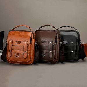 XSDDSF เรโทร กระเป๋าผู้ชายวินเทจ กันน้ำกันน้ำได้ จุได้มาก กระเป๋าสะพายไหล่ชาย ง่ายๆ เสน่ห์ของผู้ชาย กระเป๋าคาดไหล่ สำหรับผู้ชาย