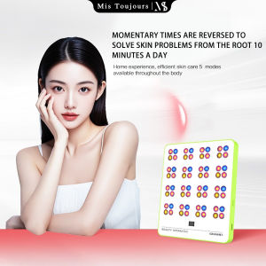 LED Light Therapy Panel Professional Photon LED Therapy for Face & Body Anti-Acne Brightening Wrinkle Reduction 7-Day Glowing Results Home Spa
