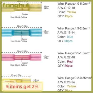 fanghui Kocoo Tun 300PCS Waterproof Solder Wire Connectors amp Heat Shrink Butt Crimp Connectors