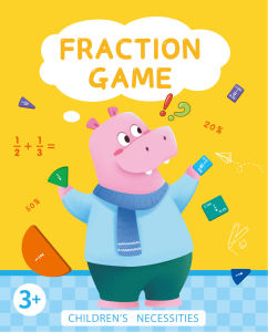 จัดส่งฟรี! เซตหนังสือเศษไม้ของเล่นเรียนรู้คณิตศาสตร์เศษส่วนแม่เหล็กสำหรับเด็กของเล่นเพื่อการศึกษาการเรียนรู้เลขคณิตสำหรับเด็ก