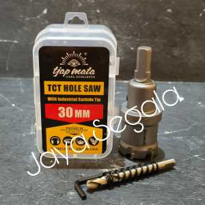 Tjap Mata hole saw TCT 30mm Bor pelubang baja stainless besi alumunium
