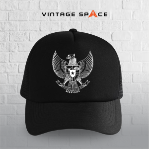 topi INDONESIA hitam / topi 17an / topi HUT RI/ topi logo resmi