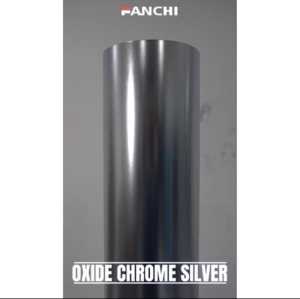 152Cm Sticker FANCHI ID-1103 PET Oxide Chrome Silver / Meter