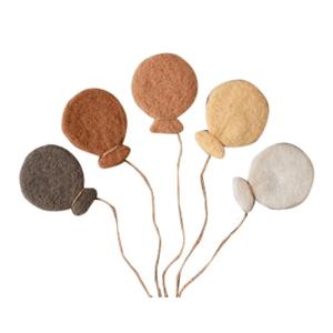 Baby Wool Felt Balloon Cloud Stars Moon Kite Decorations Newborn Photography Props Infant Photo Accessories