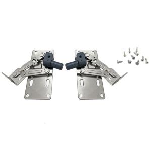 2Piece Flip Hinge 45 Degree Drop Cabinet Hinges Small Kitchen Door Cabinets Hardware Base Hardware Hinge