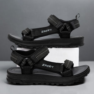 Summer Outdoor Sport Men Sandals Open Toe Breathable Casual Beach Shoe Black Antiskid Fashion Walking Sandalias2026