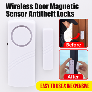 Door And Window Burglar Alarm Door Magnetic Alarm Wireless Easy tallation AntiTheft Home Use