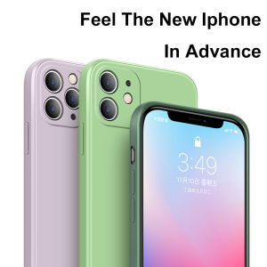 ZUZG 2020 New Luxury Liquid Silicone Case for iPhone 11 Pro Max 12 Protector Case for iPhone X XS Max XR 7 8 6 6S PLUS SE 2020 Cover