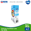 Selecta Fortified Low Fat Milk 1 Liter - Set of 2s. 