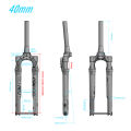 Lexon 700C Suspension Gravel Fork 40mm E-Gravel Bicycle Front Fork Travel E-Bike Ready Road Suspension Fork 12×100MM. 