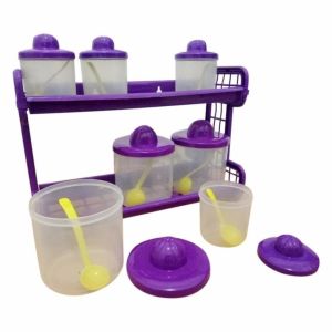 Kitchen set Tempat Bumbu 7 in 1 pastela - warna
