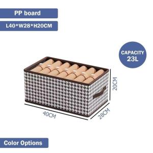 Storage box with cover Cabinets Storage Clothes Organizer Boxes With Lid Bedroom Divider Drawer Organizer For Underwear Socks Wardrobe