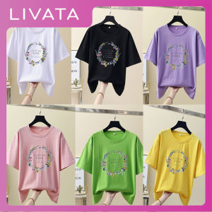 Áo Thun Nữ cổ tròn tay ngắn in hoa vải mịn mát không xù M83