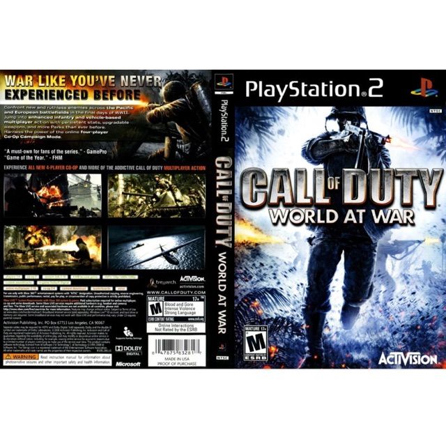 World at war clearance ps2