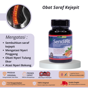 SendiFit - Obat Saraf Kejepit Nyeri Tulang Ekor Sakit Bokong Sampai Kaki