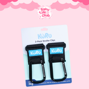 KURU Stroller Hook 2 pcs Gantungan Large Premium Tas Botol Di Kereta Dorong Bayi