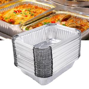 HUNIU Replacement Recyclable Aluminum Foil Barbecue Tin Outdoor Kitchen Supplies BBQ Drip Pan Grease Drip Pan Kitchenware