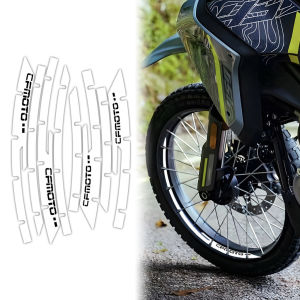 For CFMOTO 450MT 450 MT IBEX 450 Motorcycle Wheel Inner Circle Ring Sticker Reflective Vinyl Waterproof Rim Stripe Decal