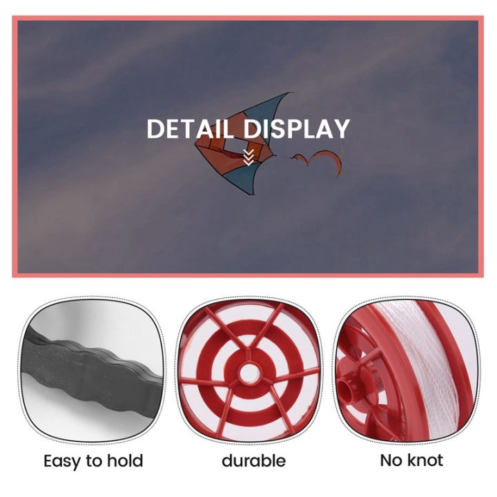 [FSD Store] Selected100M Twisted String Line Red Wheel Kite Reel Winder ...