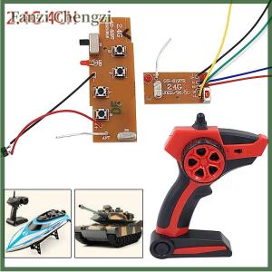 Fanzi 1 Set DIY Remote Control Boat Car Tank Remote Control Transmitter And Receiver Board 2.4G 4CH For Ship Rc Car Vehicles