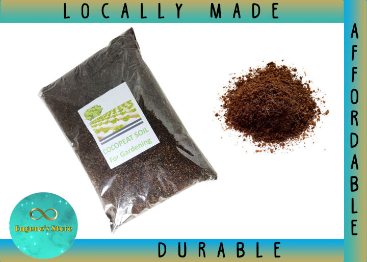 EUGENE'S Cocopeat Soil for Gardening (1kg) Lazada PH