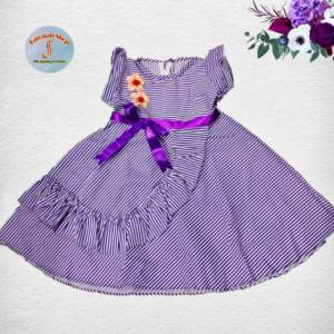 Dress anak cewe rempel bunga usia 2 - 3 tahun dress anak perempuan baju bayi perempuan