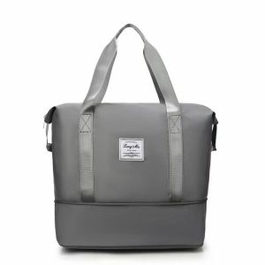 UISNMALL # 2813 Travel bag with large capacity womens oversized pull rod handle portable storage bag for childbirth sports and fitness bag luggage bag